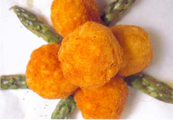 Crocchette di riso con asparagi (CC)