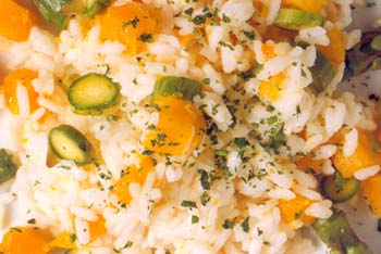 Risotto con asparagi e zucca (CC)