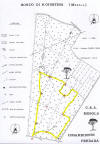 Pianta del Bosco di Santa Giustina percorso orienteering 1 (Daniele Ferro)
